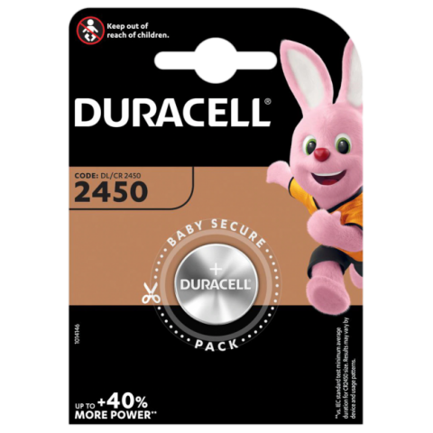 Billede af DURACELL DL2450 / CR2450 knapcelle batteri (1 stk.) hos Bolig Produkter