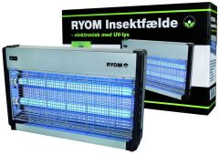 Insektfælde Ryom plast/aluminium 2X15W 150 M2 (1)